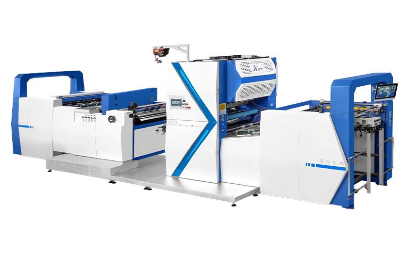Automatic Vertical Laminating Machine with Chain Knife
