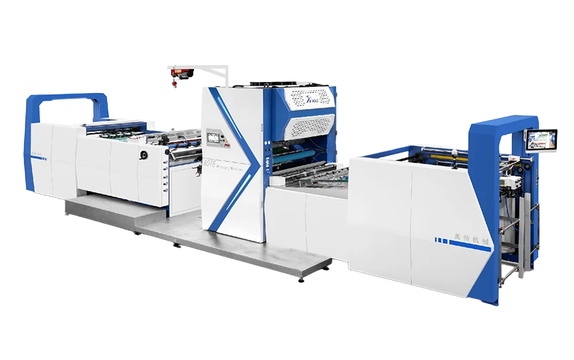 Automatic Vertical Laminating Machine with Hot Knife