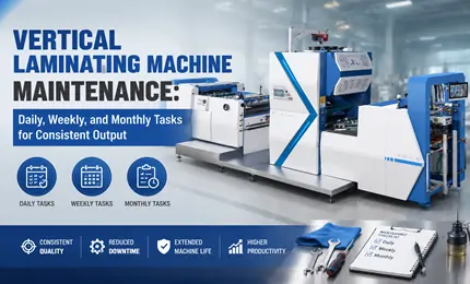 Vertical Laminating Machine Maintenance: Daily, Weekly, and Monthly Tasks for Consistent Output