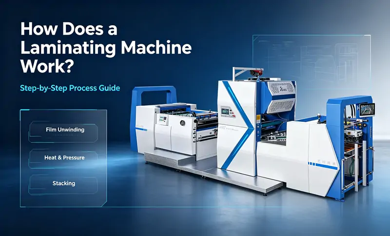 `Industrial laminating machine for step‑by‑step working principle guide`